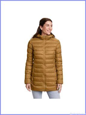 Women's Hooded Down Parka Quilted Winter Jacket 650 Fill